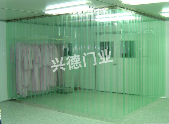 網(wǎng)格防靜電軟門簾，白色防靜電軟簾